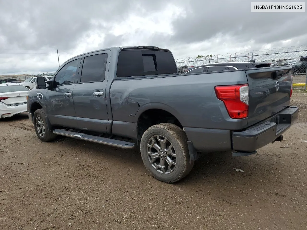 2017 Nissan Titan Xd Sl VIN: 1N6BA1F43HN561925 Lot: 70927814