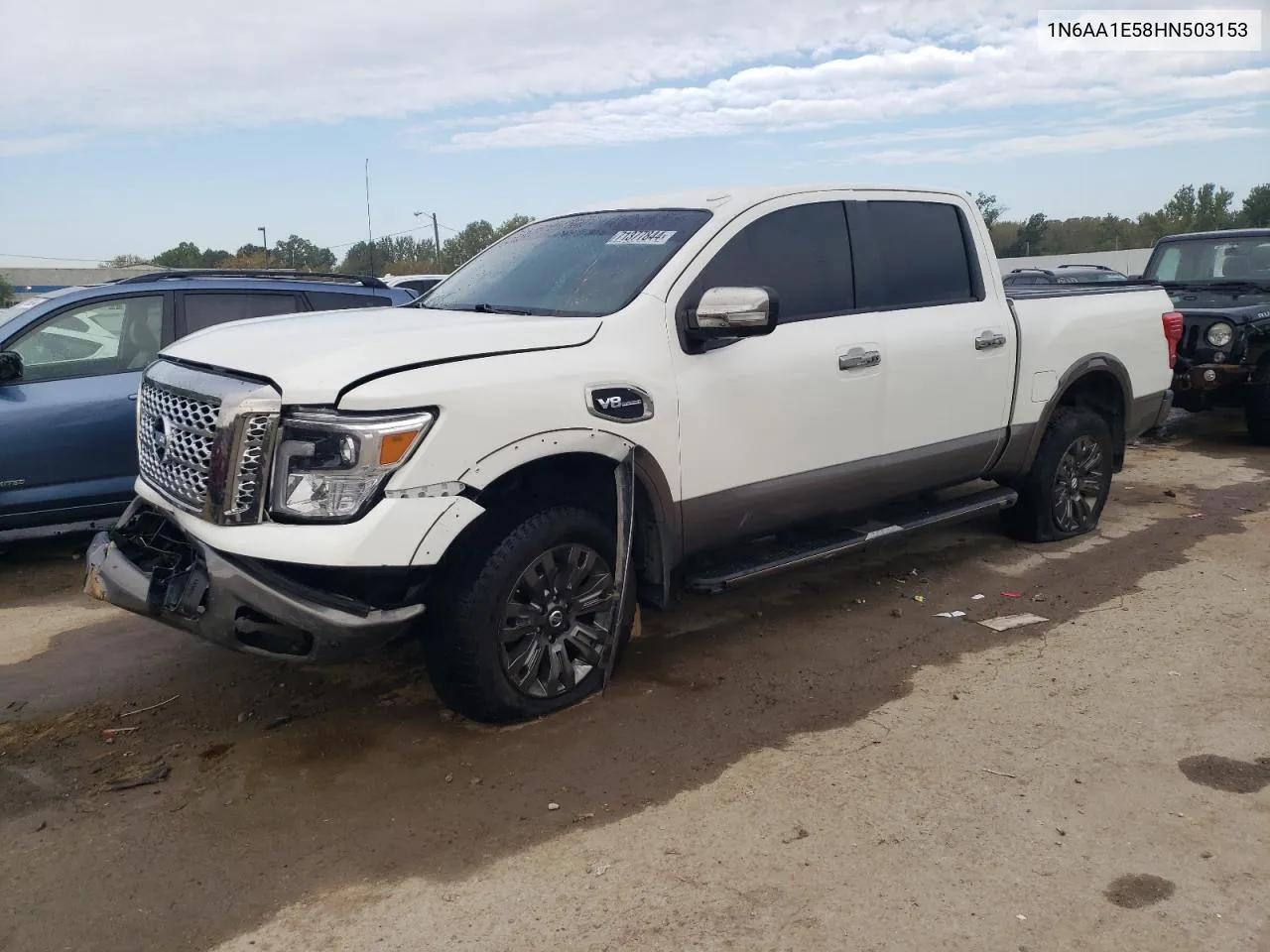 2017 Nissan Titan Sv VIN: 1N6AA1E58HN503153 Lot: 71377844