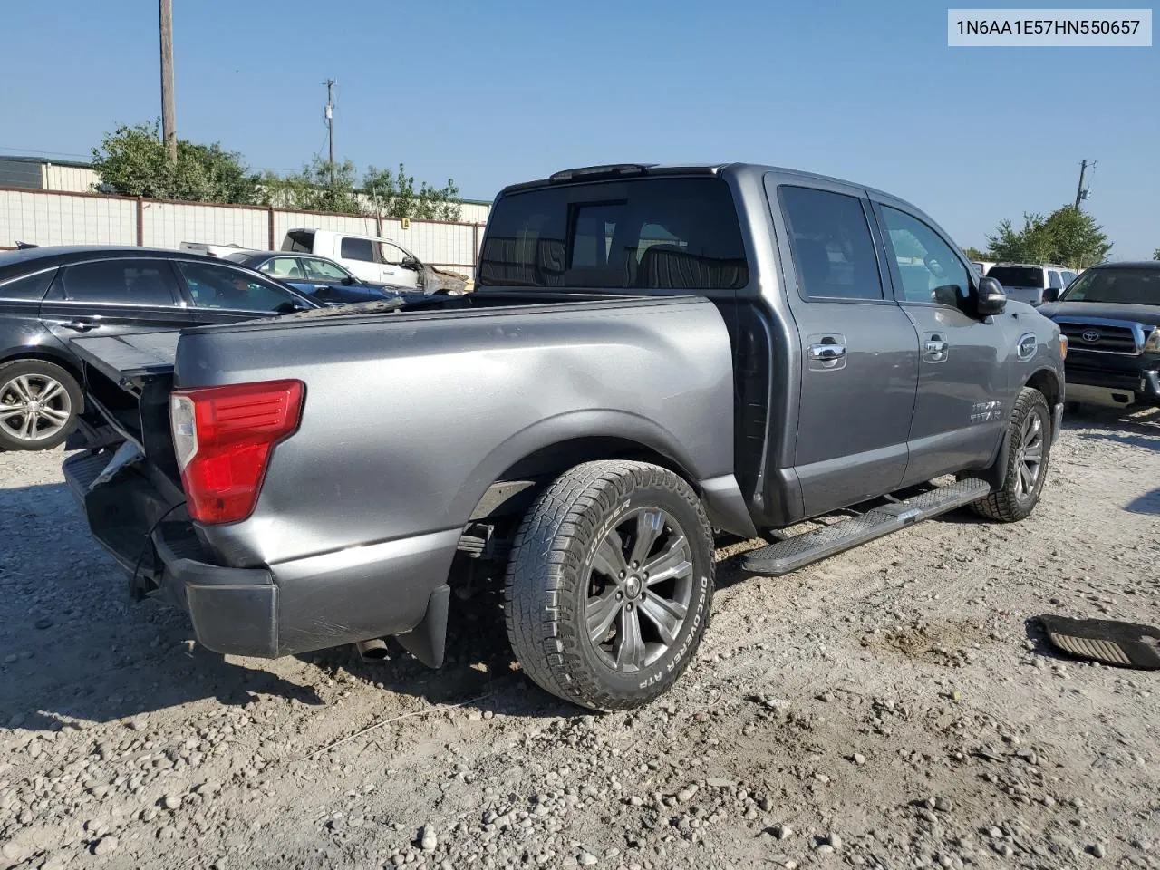 2017 Nissan Titan Sv VIN: 1N6AA1E57HN550657 Lot: 71546714