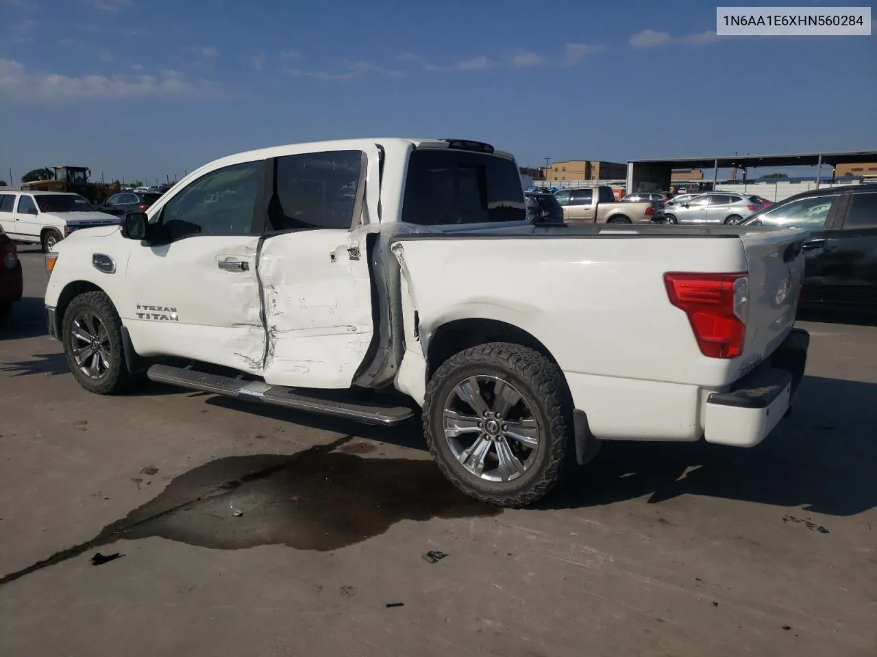 2017 Nissan Titan Sv VIN: 1N6AA1E6XHN560284 Lot: 71857234