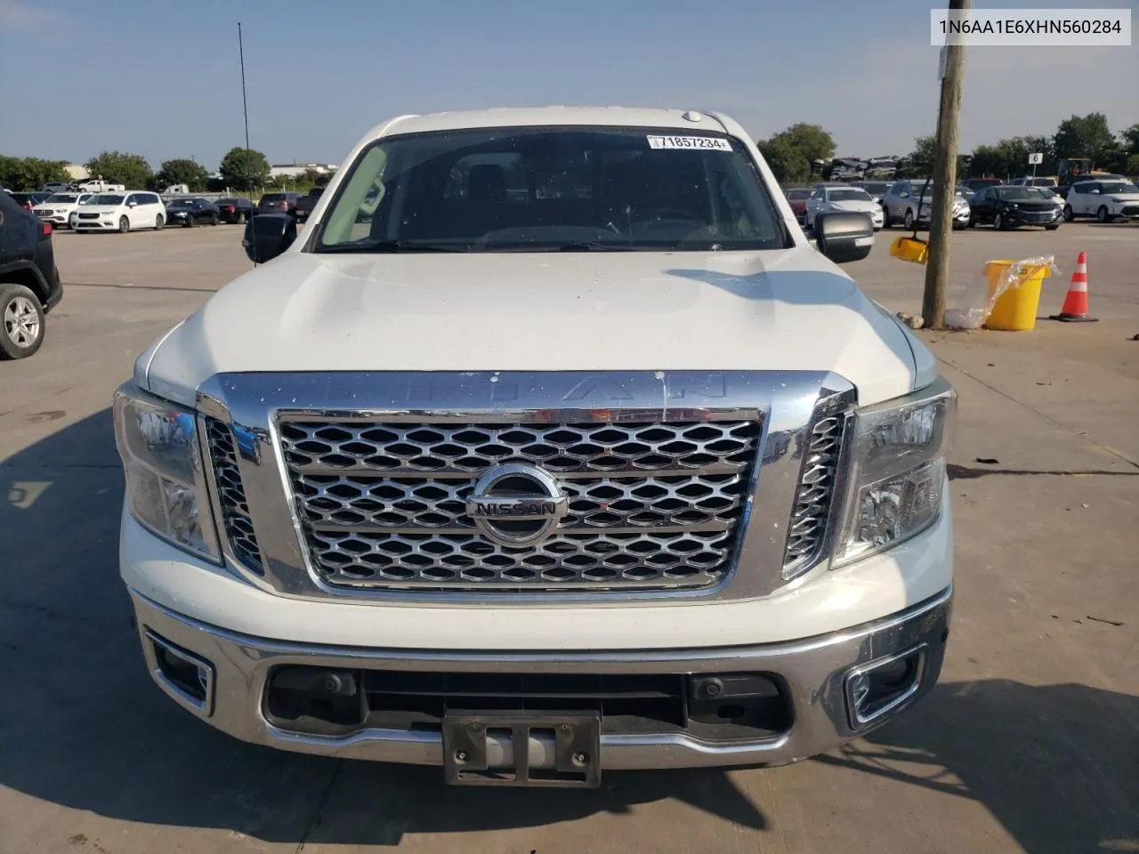 2017 Nissan Titan Sv VIN: 1N6AA1E6XHN560284 Lot: 71857234