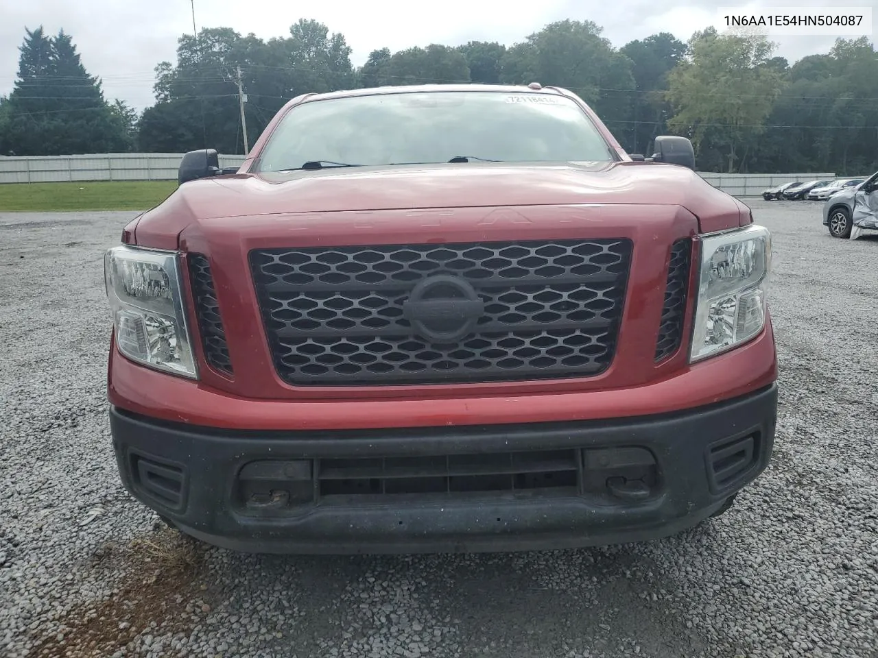 2017 Nissan Titan Sv VIN: 1N6AA1E54HN504087 Lot: 72118414