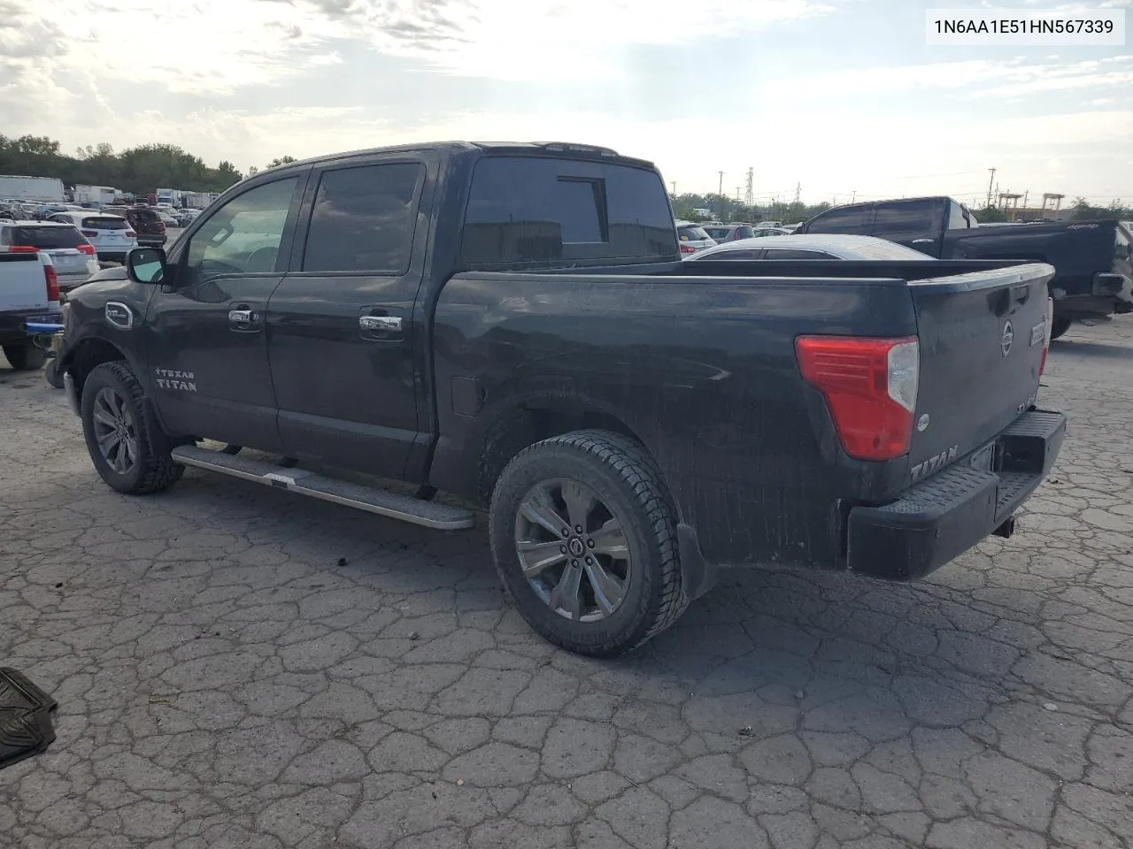 2017 Nissan Titan Sv VIN: 1N6AA1E51HN567339 Lot: 72312384