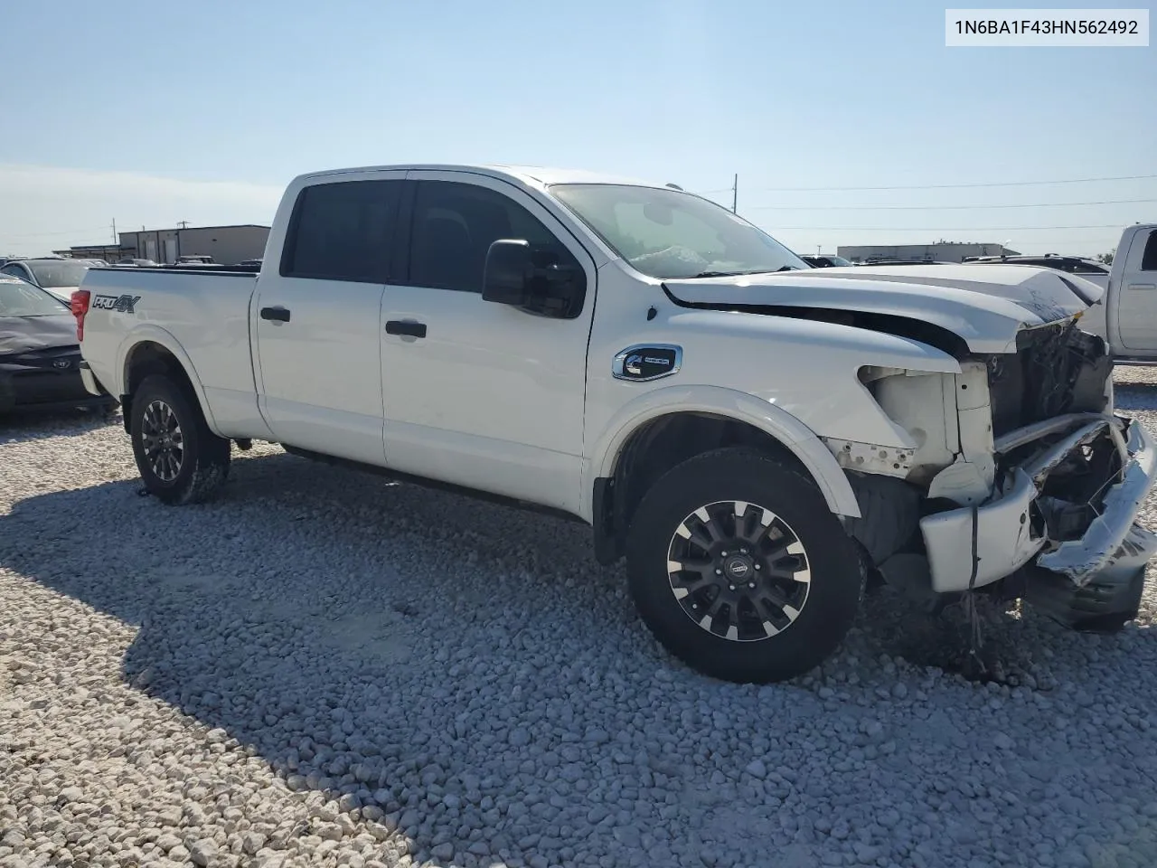 2017 Nissan Titan Xd Sl VIN: 1N6BA1F43HN562492 Lot: 72621804