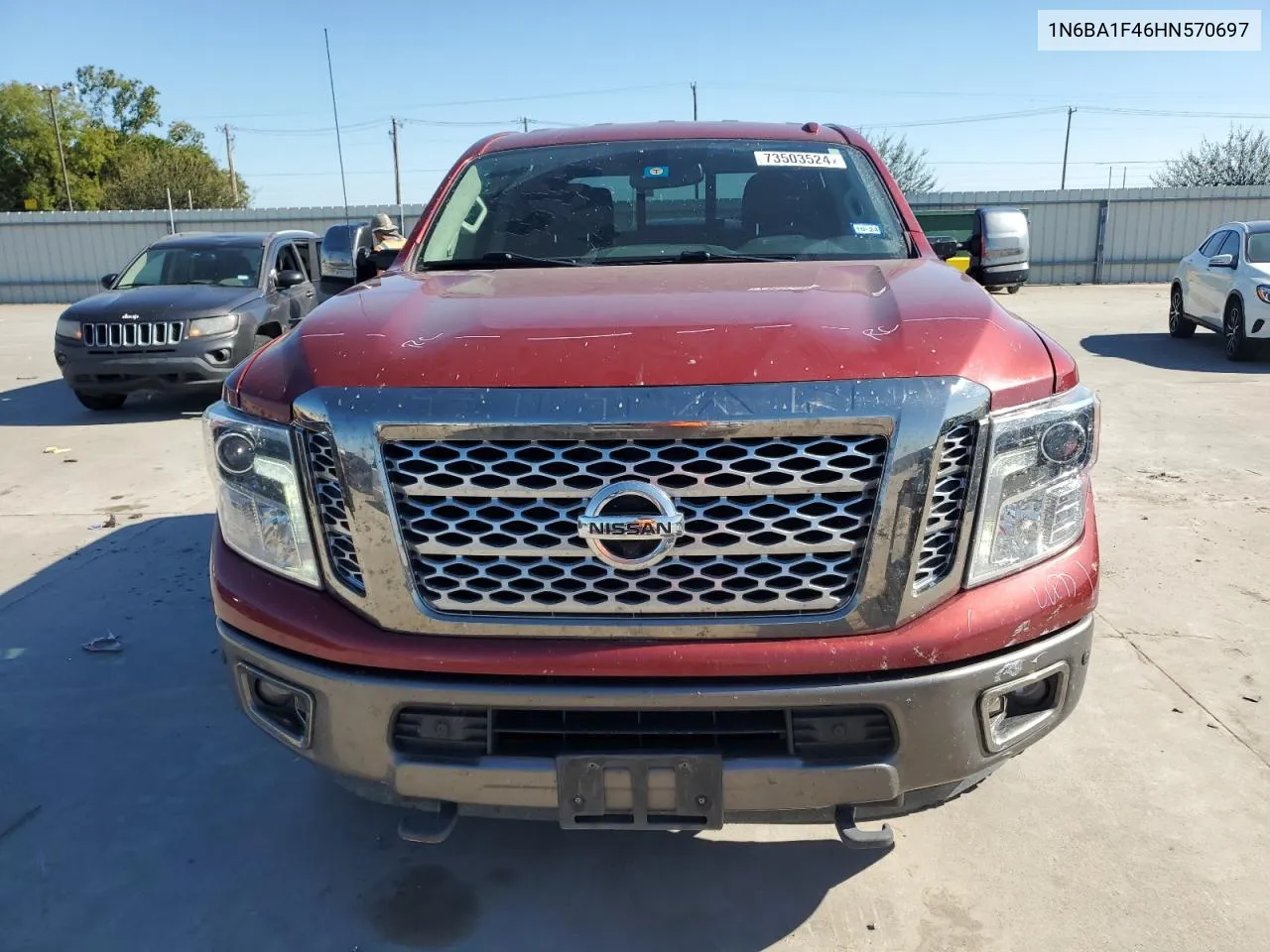 2017 Nissan Titan Xd Sl VIN: 1N6BA1F46HN570697 Lot: 73503524