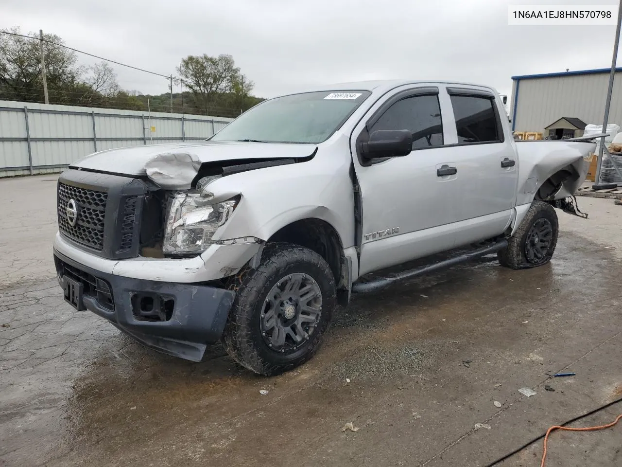 2017 Nissan Titan S VIN: 1N6AA1EJ8HN570798 Lot: 73697654