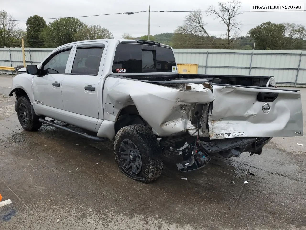 2017 Nissan Titan S VIN: 1N6AA1EJ8HN570798 Lot: 73697654