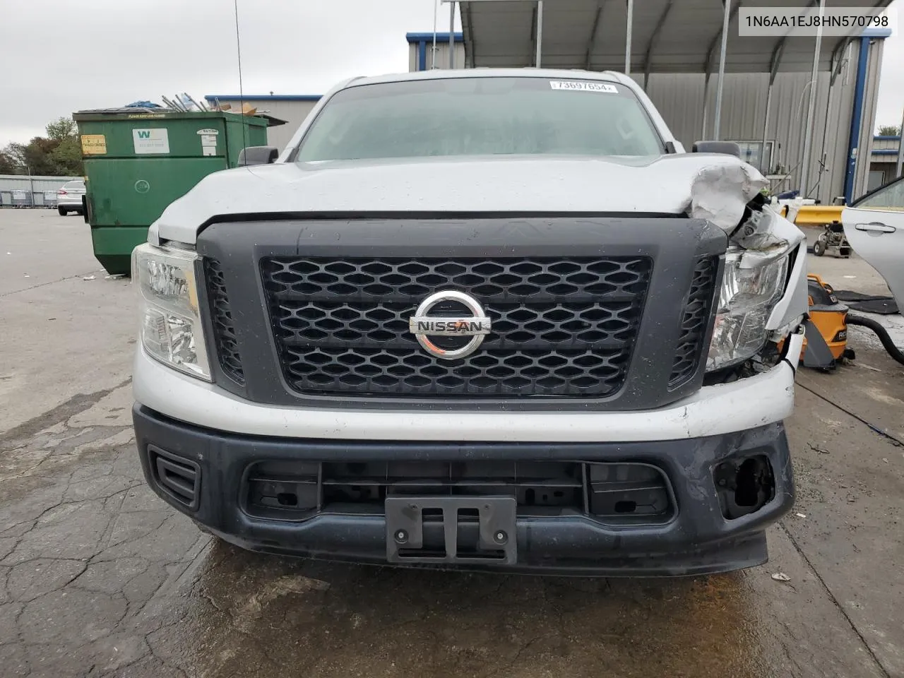 2017 Nissan Titan S VIN: 1N6AA1EJ8HN570798 Lot: 73697654