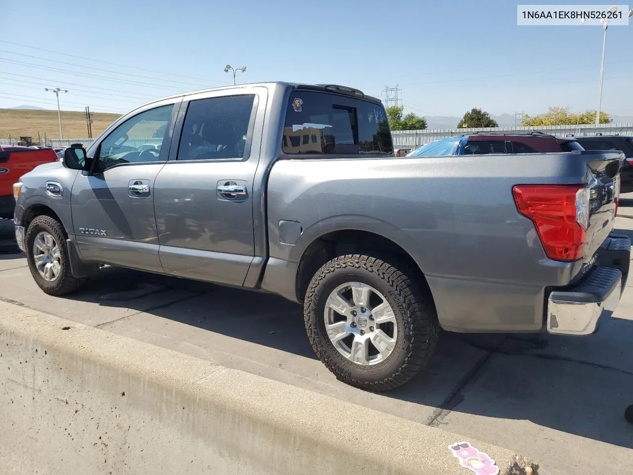 2017 Nissan Titan S VIN: 1N6AA1EK8HN526261 Lot: 73939424