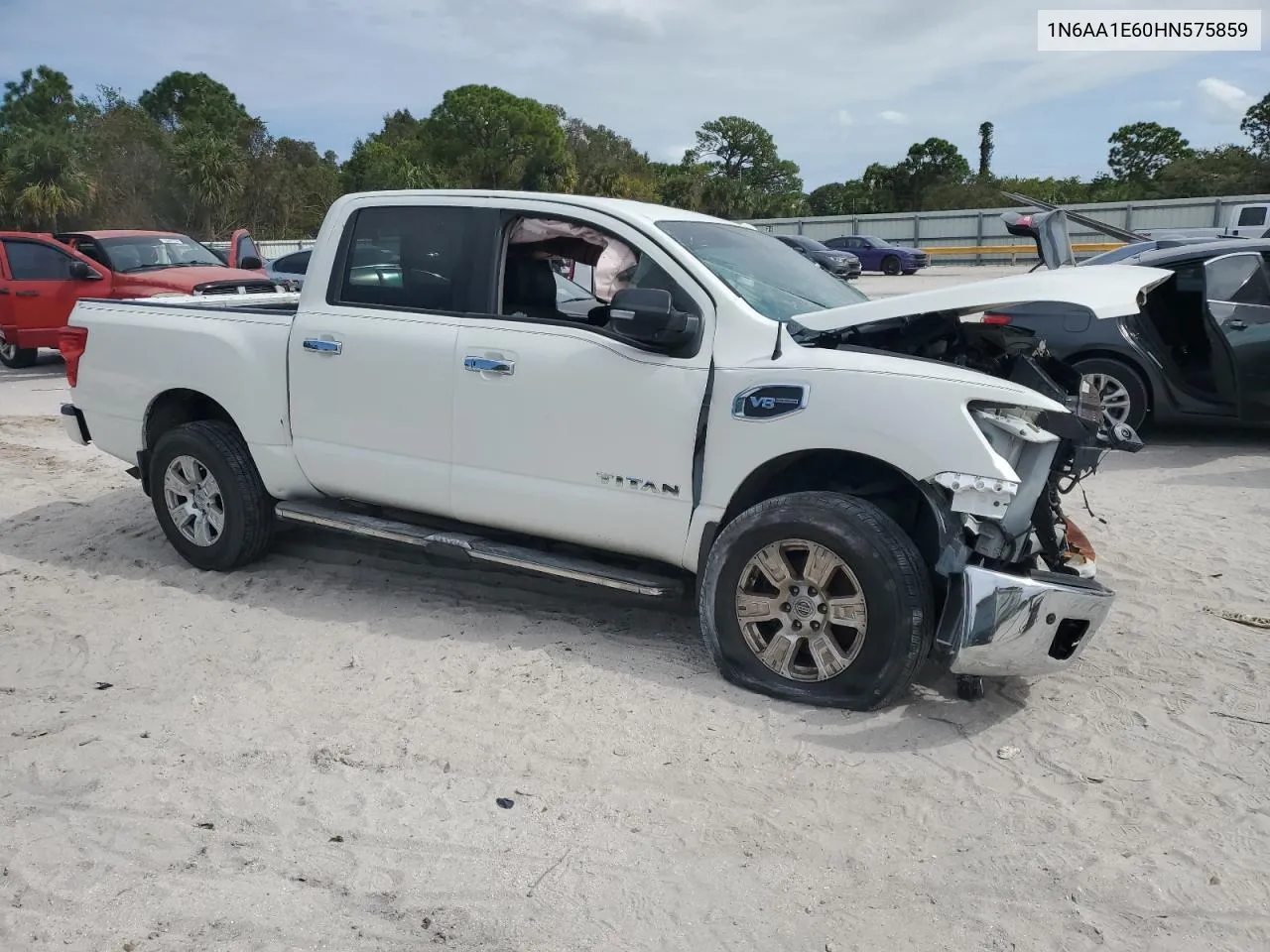 2017 Nissan Titan Sv VIN: 1N6AA1E60HN575859 Lot: 74289144