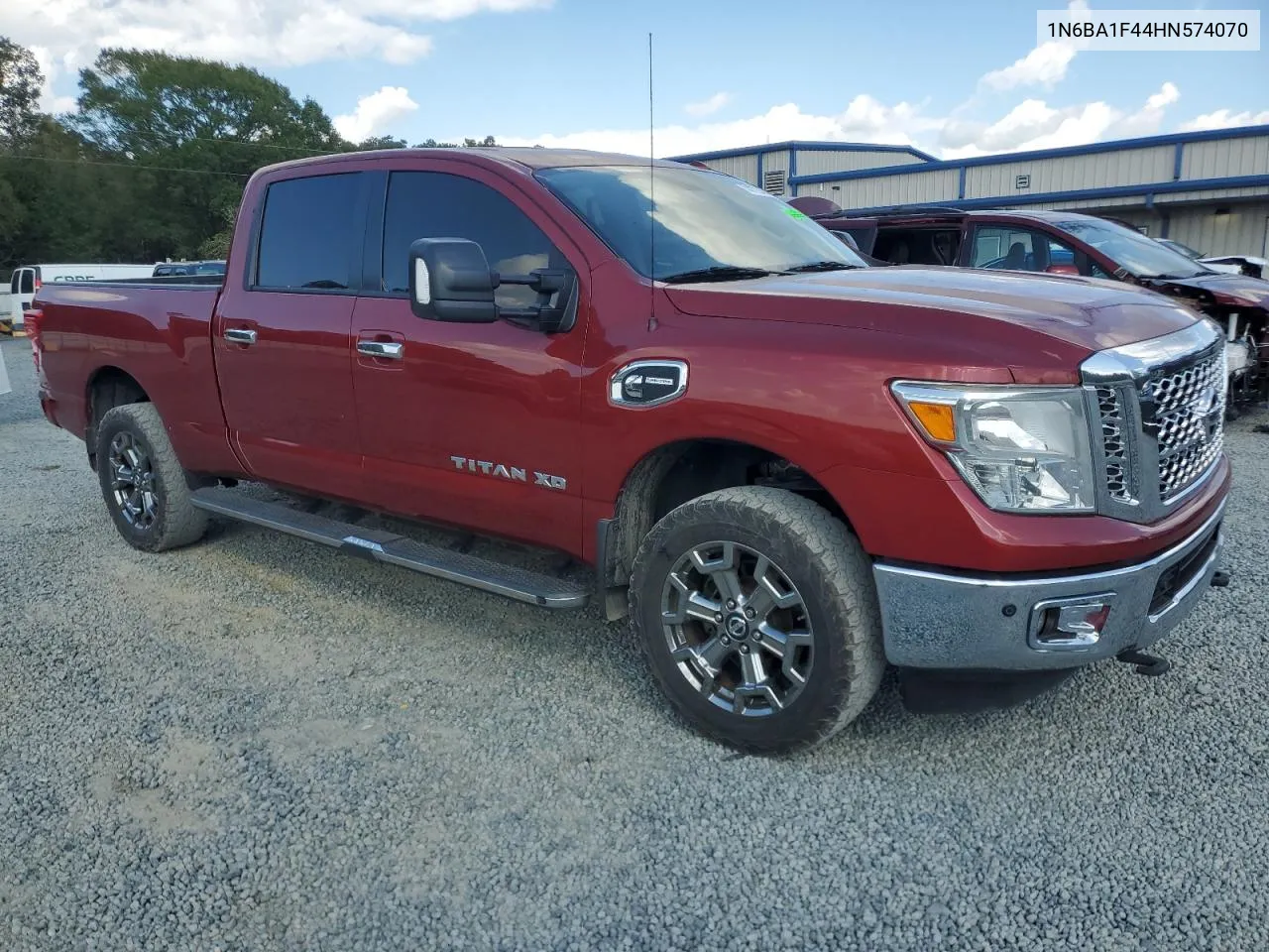 2017 Nissan Titan Xd Sl VIN: 1N6BA1F44HN574070 Lot: 74772404