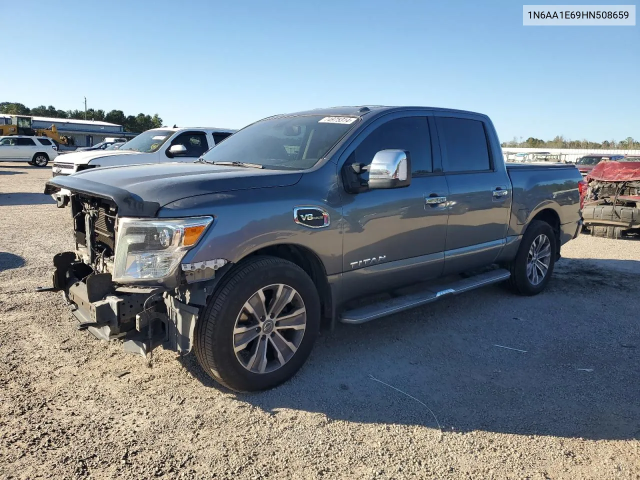 2017 Nissan Titan Sv VIN: 1N6AA1E69HN508659 Lot: 74975314