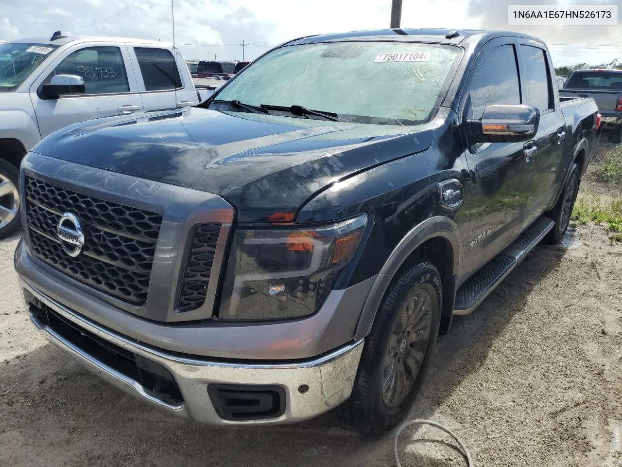 2017 Nissan Titan Sv VIN: 1N6AA1E67HN526173 Lot: 75017104