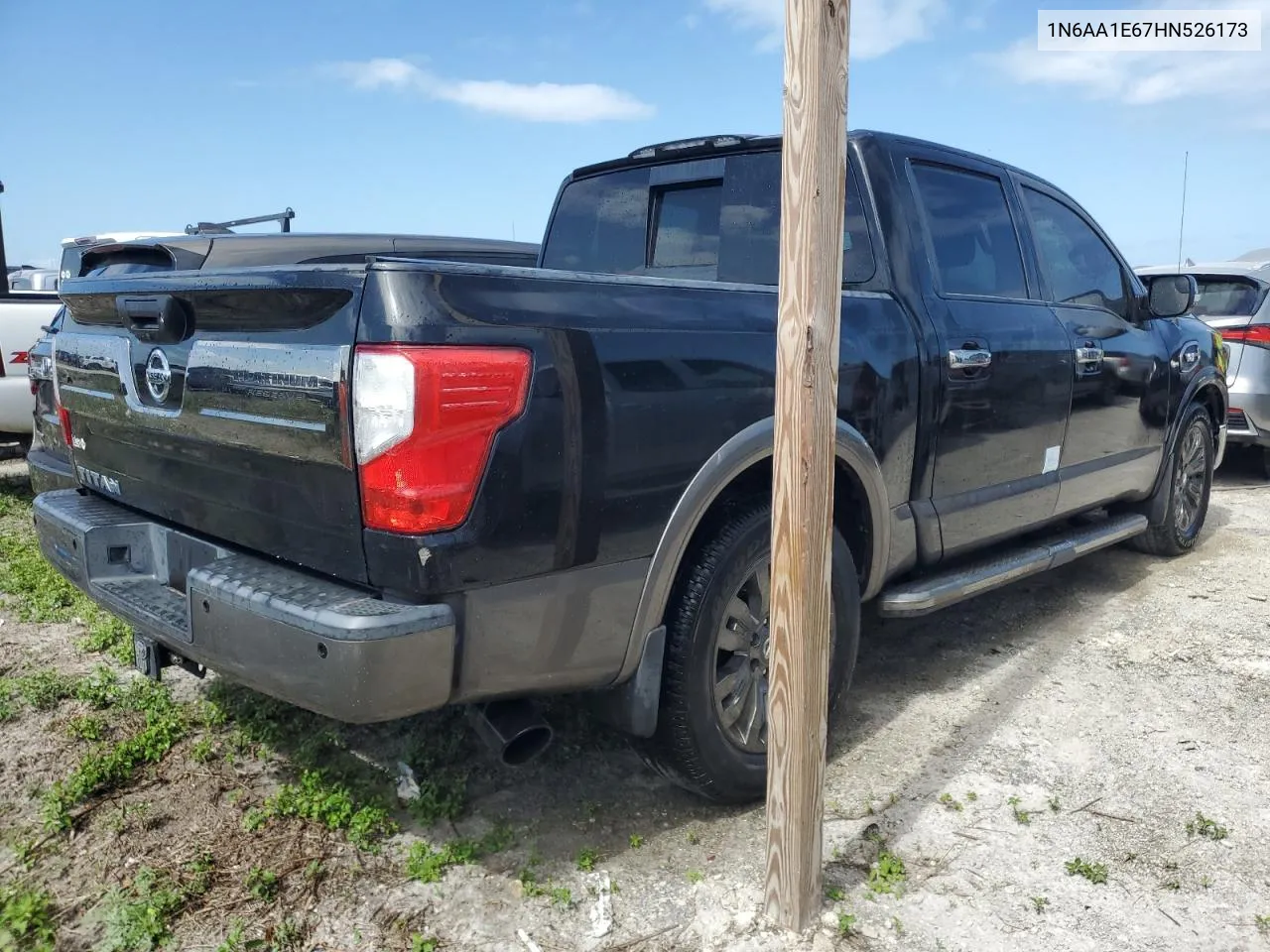 2017 Nissan Titan Sv VIN: 1N6AA1E67HN526173 Lot: 75017104