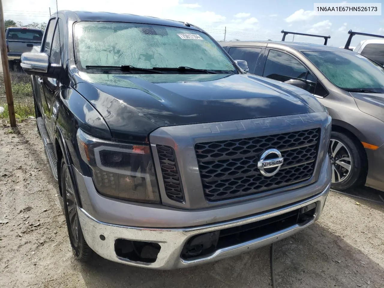 2017 Nissan Titan Sv VIN: 1N6AA1E67HN526173 Lot: 75017104