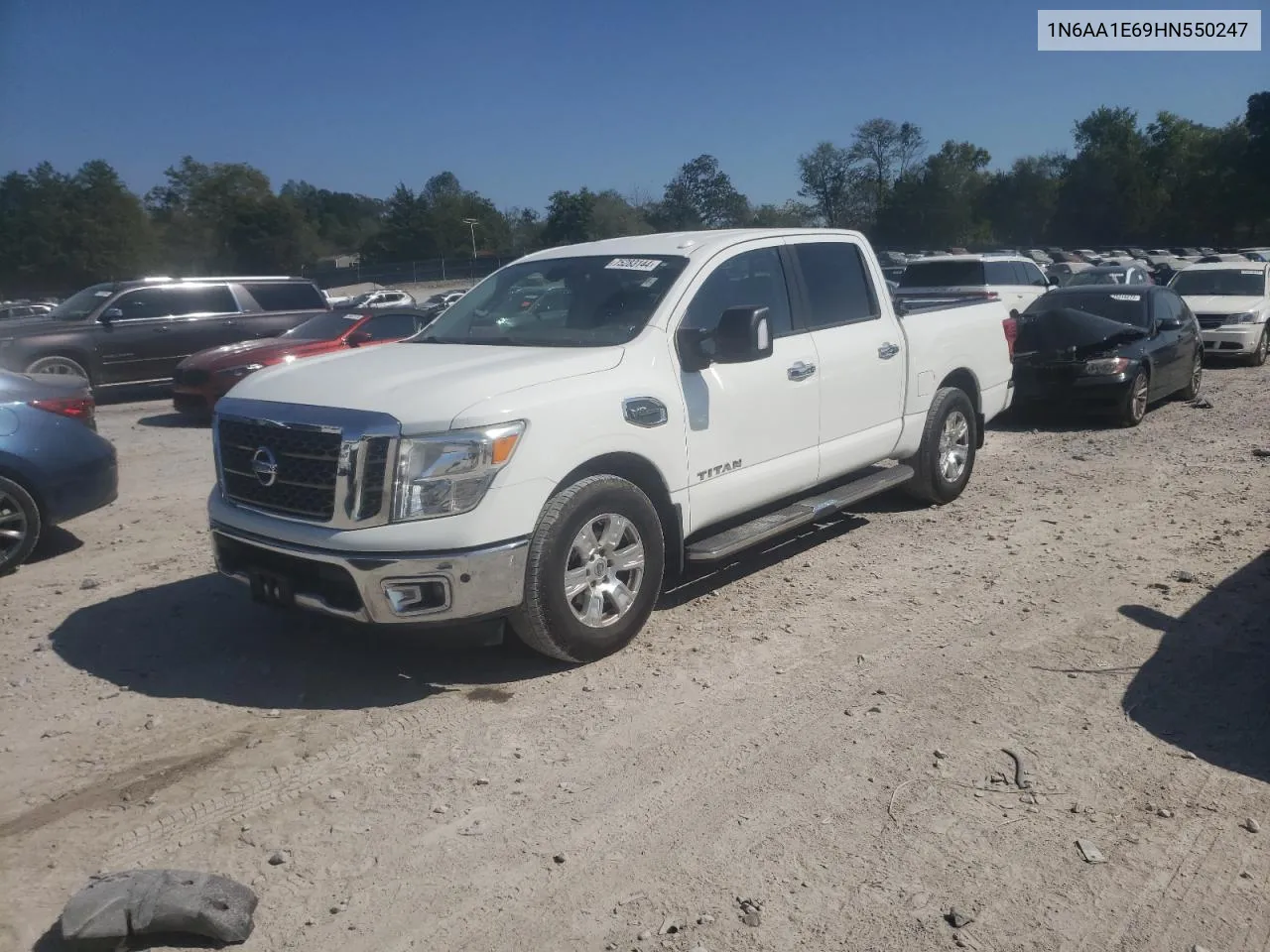 2017 Nissan Titan Sv VIN: 1N6AA1E69HN550247 Lot: 75283144