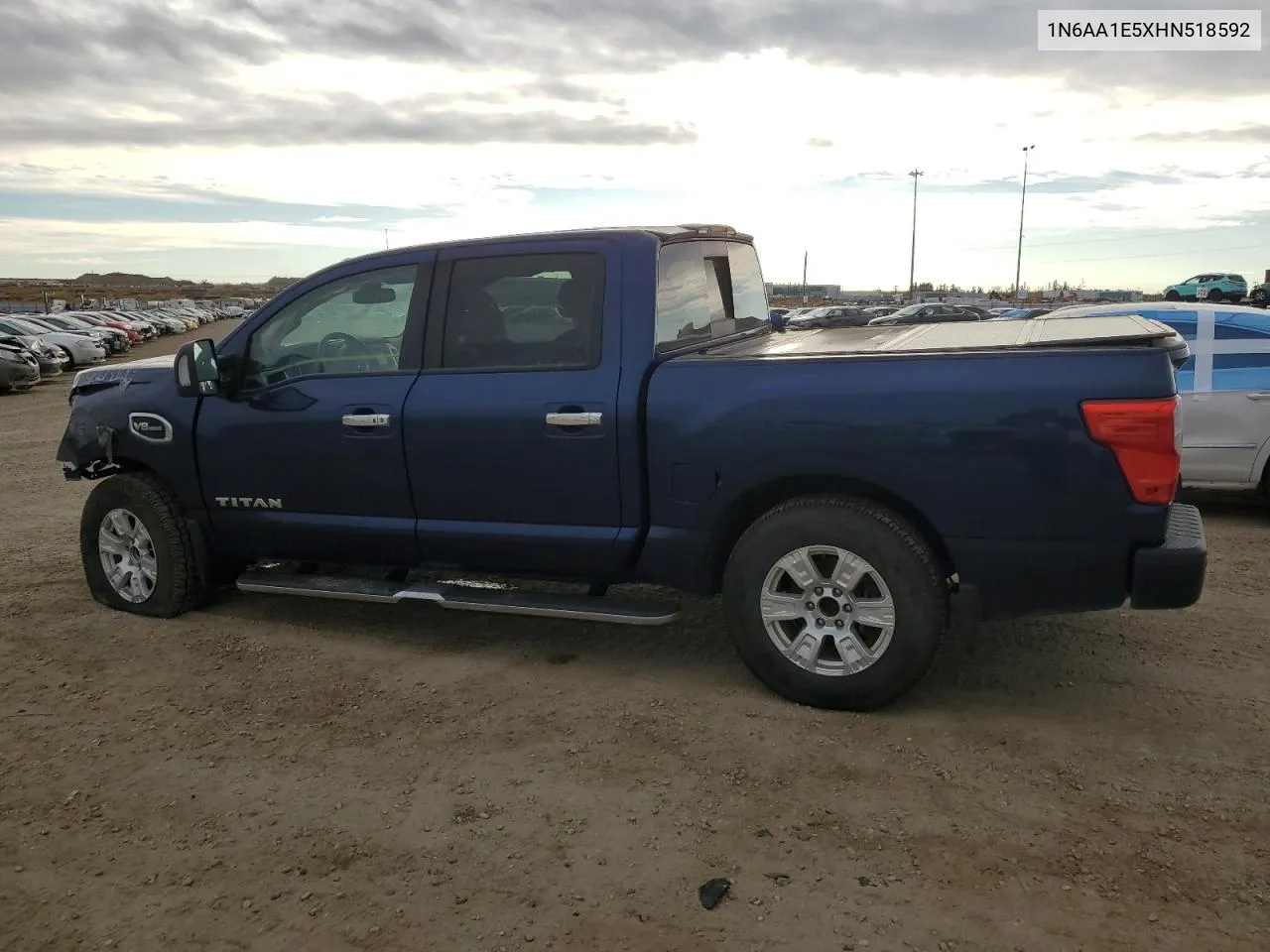 2017 Nissan Titan Sv VIN: 1N6AA1E5XHN518592 Lot: 75330954