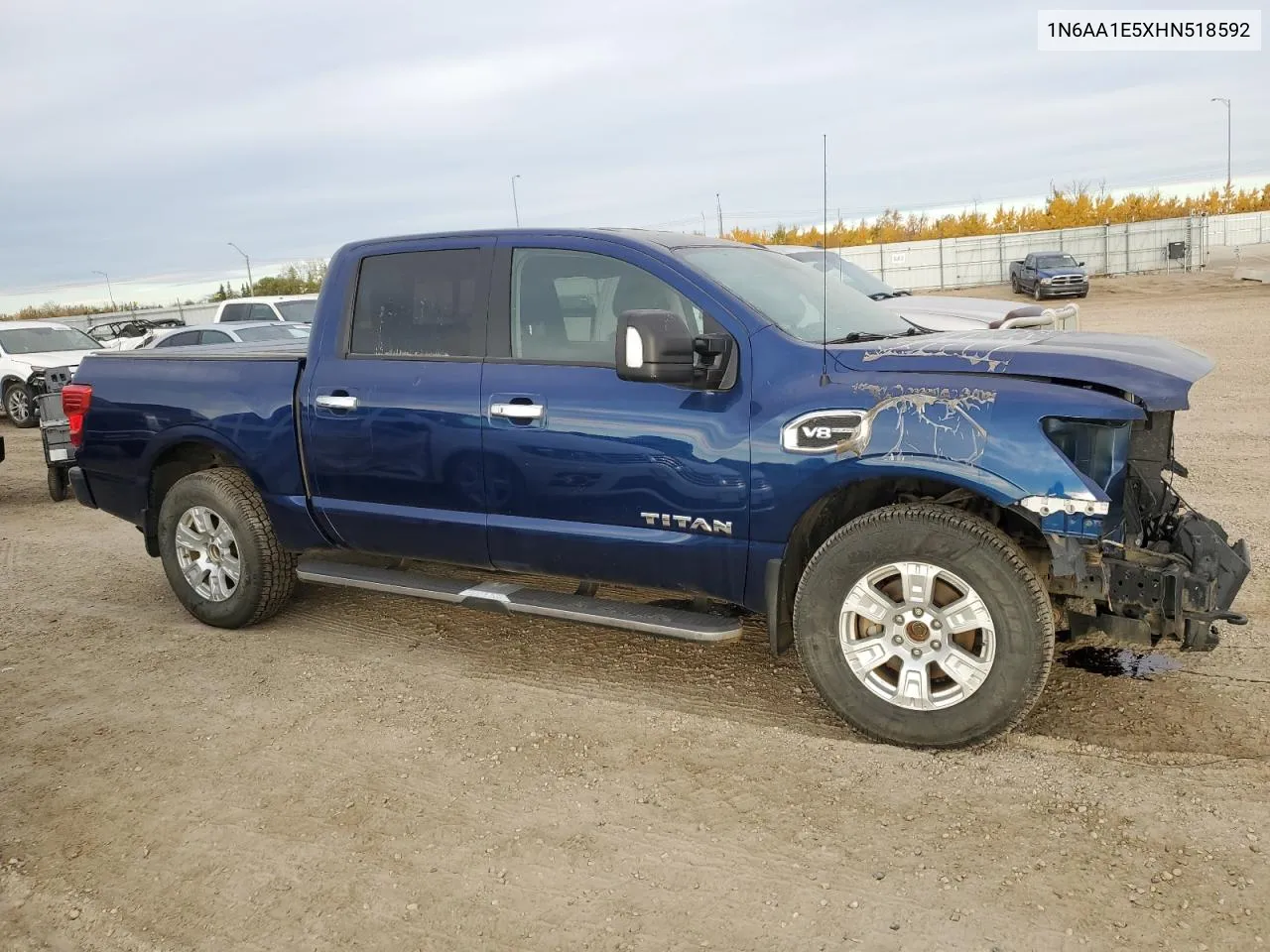 2017 Nissan Titan Sv VIN: 1N6AA1E5XHN518592 Lot: 75330954