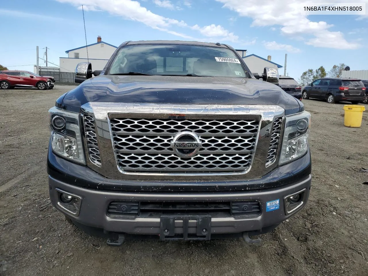 2017 Nissan Titan Xd Sl VIN: 1N6BA1F4XHN518005 Lot: 75905924