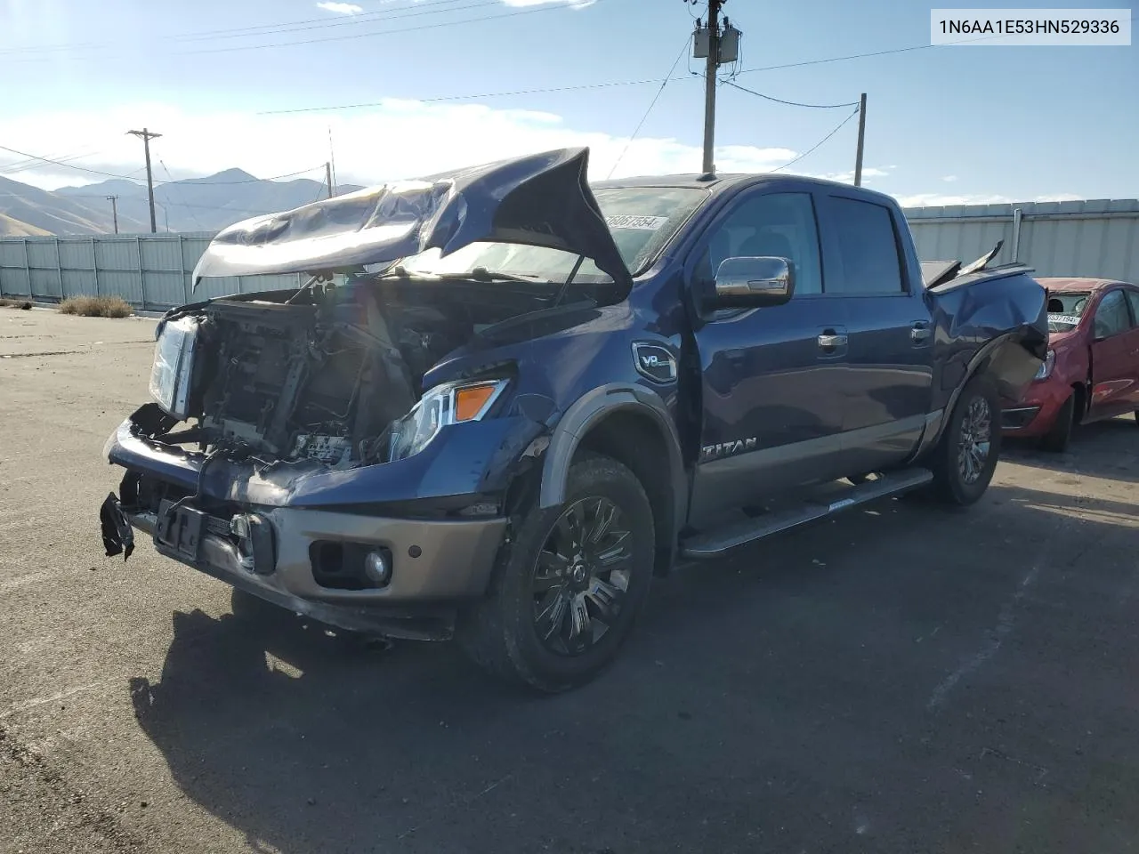 2017 Nissan Titan Sv VIN: 1N6AA1E53HN529336 Lot: 76067554