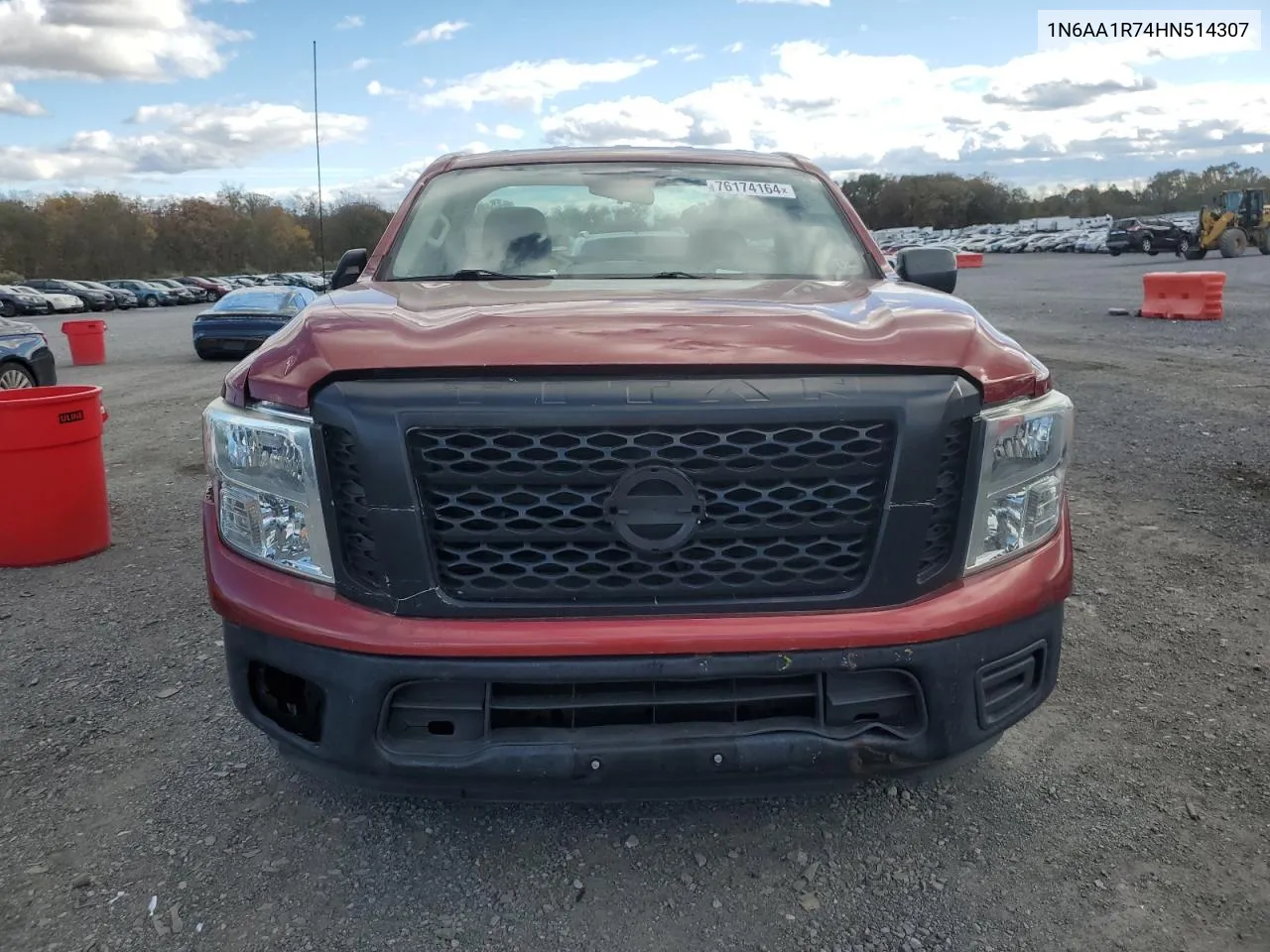 2017 Nissan Titan S VIN: 1N6AA1R74HN514307 Lot: 76174164