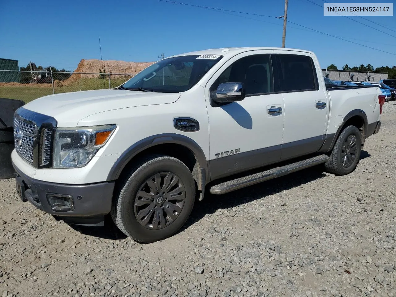 2017 Nissan Titan Sv VIN: 1N6AA1E58HN524147 Lot: 76253214