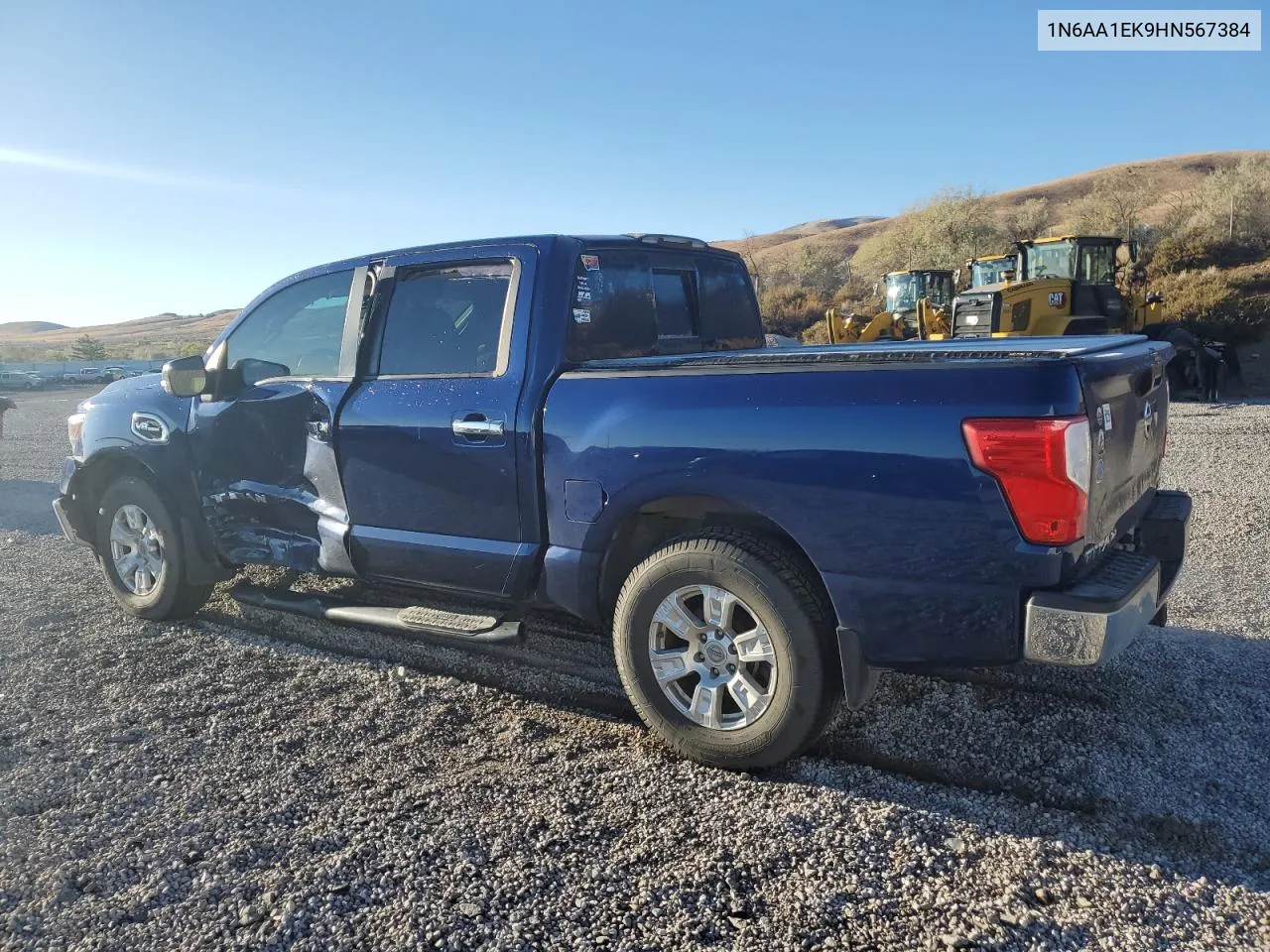 2017 Nissan Titan S VIN: 1N6AA1EK9HN567384 Lot: 76886614