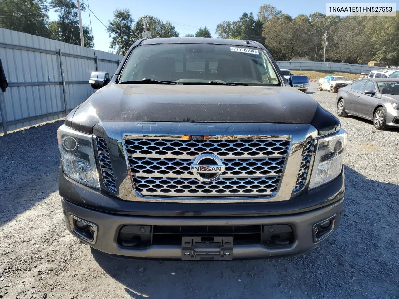 2017 Nissan Titan Sv VIN: 1N6AA1E51HN527553 Lot: 77178194