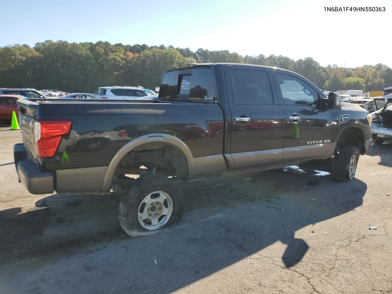 2017 Nissan Titan Xd Sl VIN: 1N6BA1F49HN550363 Lot: 77453334