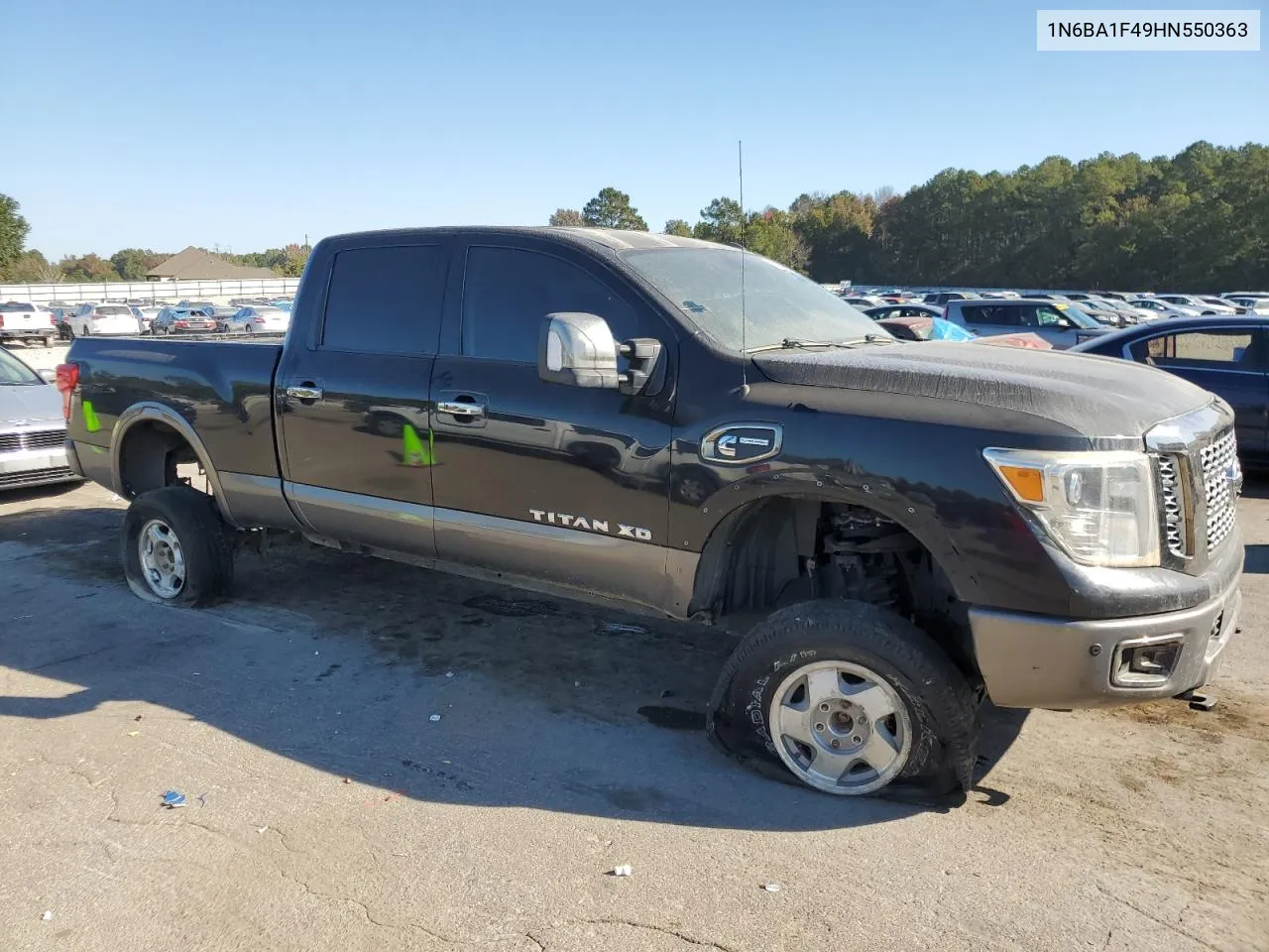 2017 Nissan Titan Xd Sl VIN: 1N6BA1F49HN550363 Lot: 77453334