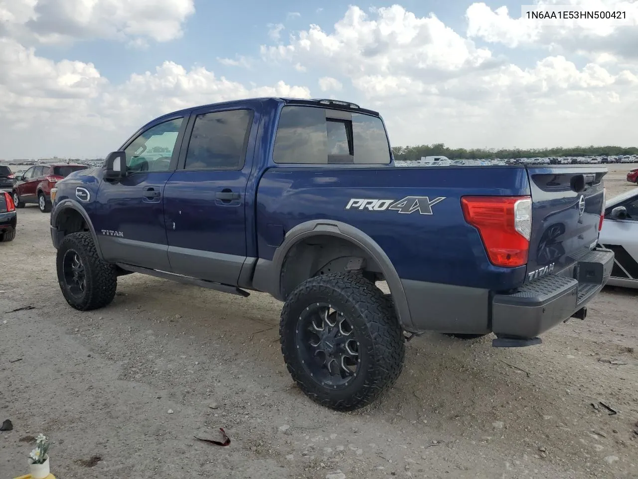 2017 Nissan Titan Sv VIN: 1N6AA1E53HN500421 Lot: 77503704