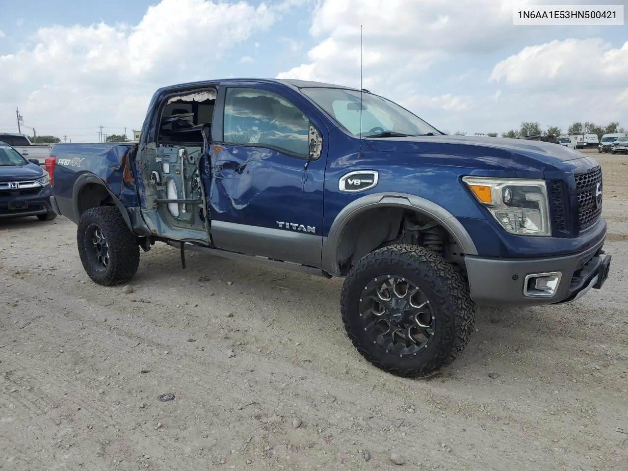 2017 Nissan Titan Sv VIN: 1N6AA1E53HN500421 Lot: 77503704