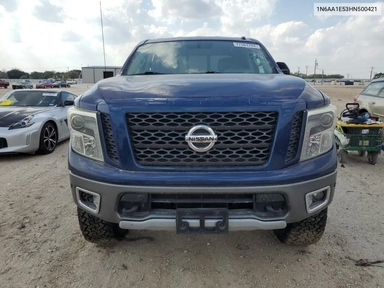 2017 Nissan Titan Sv VIN: 1N6AA1E53HN500421 Lot: 77503704