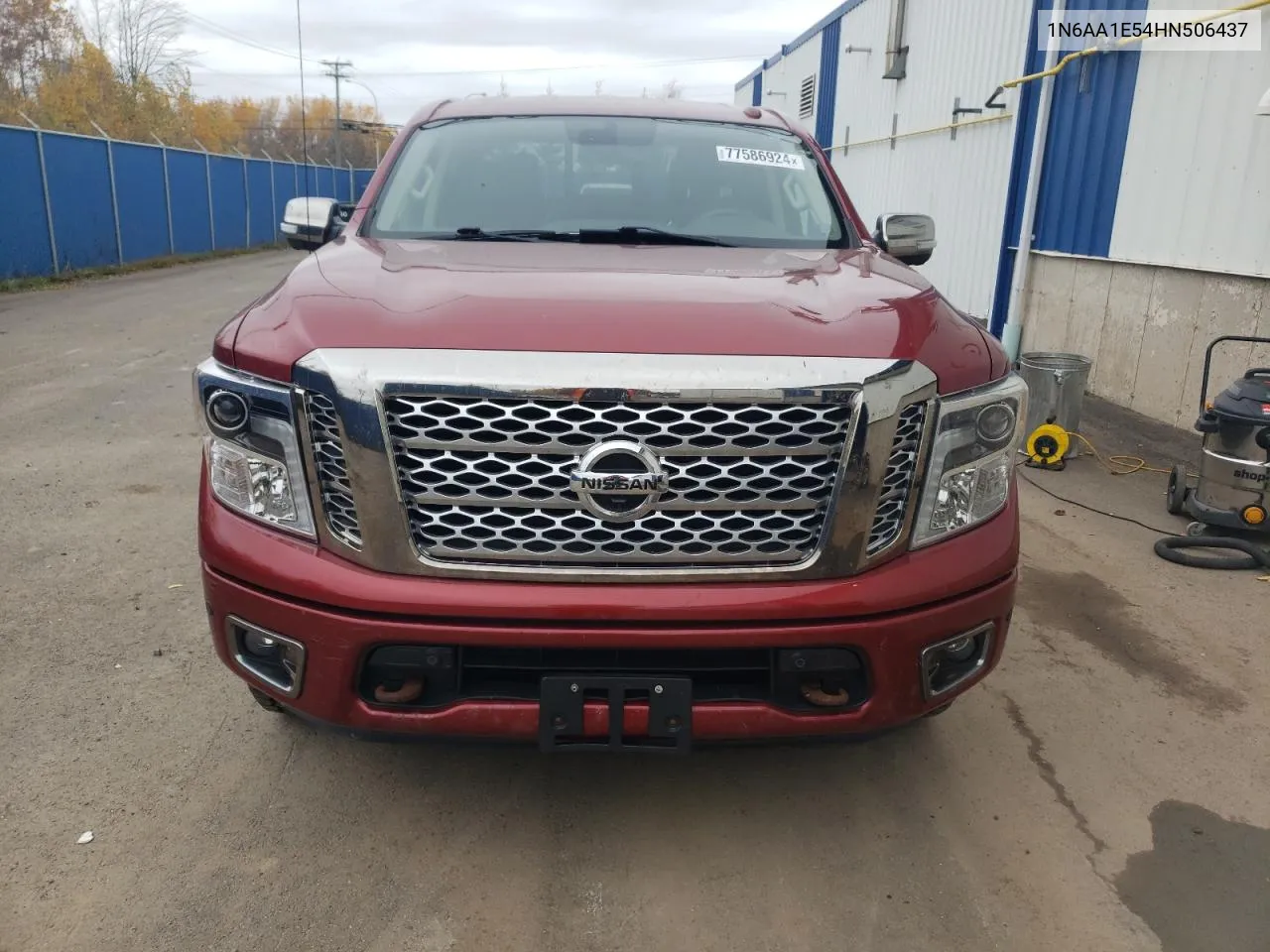 2017 Nissan Titan Sv VIN: 1N6AA1E54HN506437 Lot: 77586924