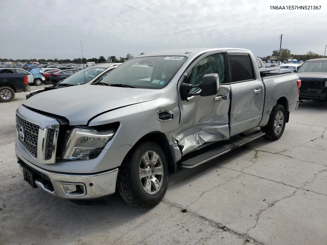 2017 Nissan Titan Sv VIN: 1N6AA1E57HN521367 Lot: 77819054