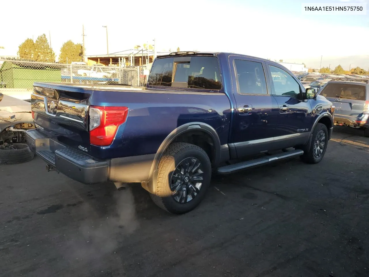 2017 Nissan Titan Sv VIN: 1N6AA1E51HN575750 Lot: 78183144