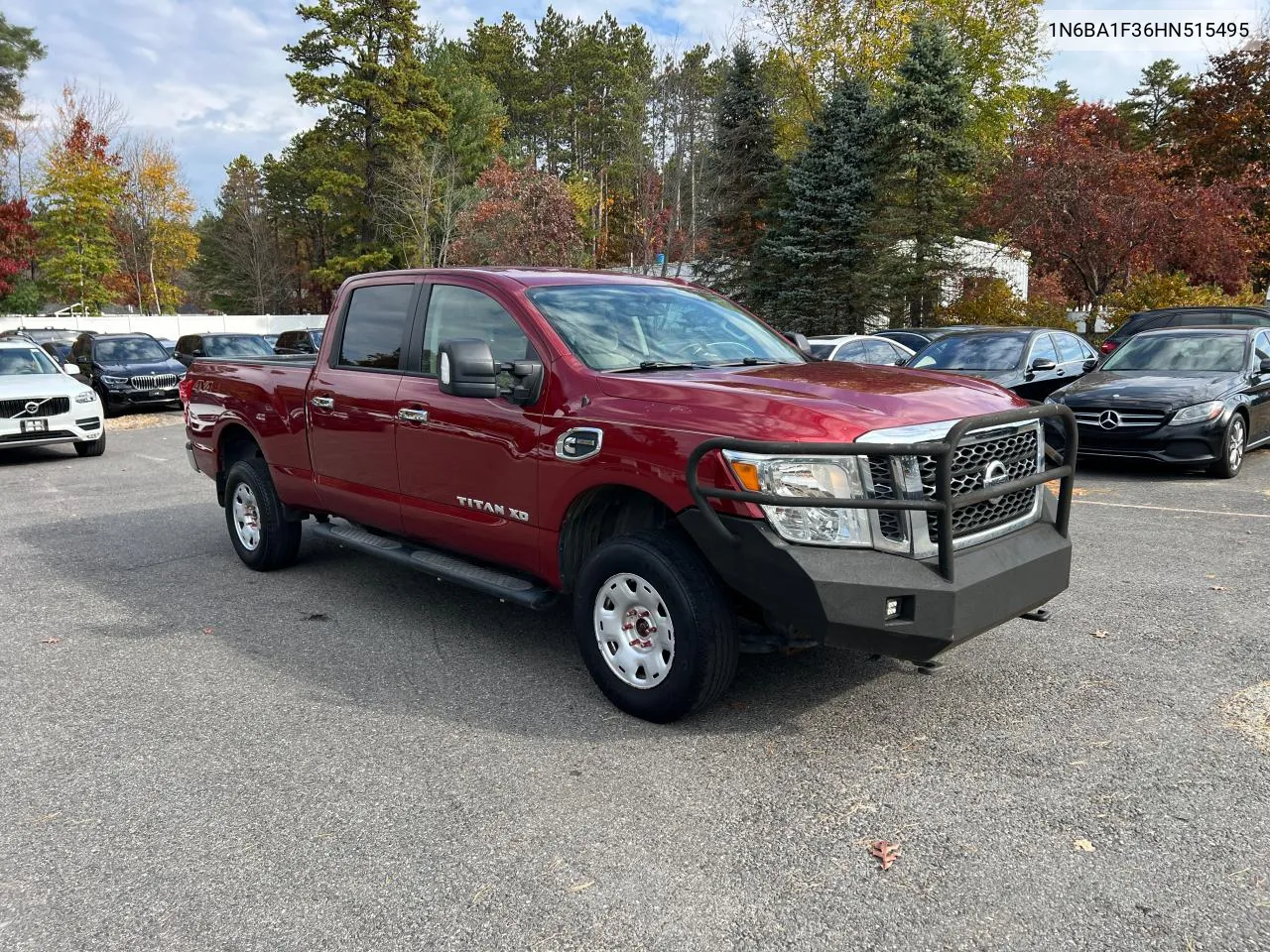 2017 Nissan Titan Xd S VIN: 1N6BA1F36HN515495 Lot: 78405234