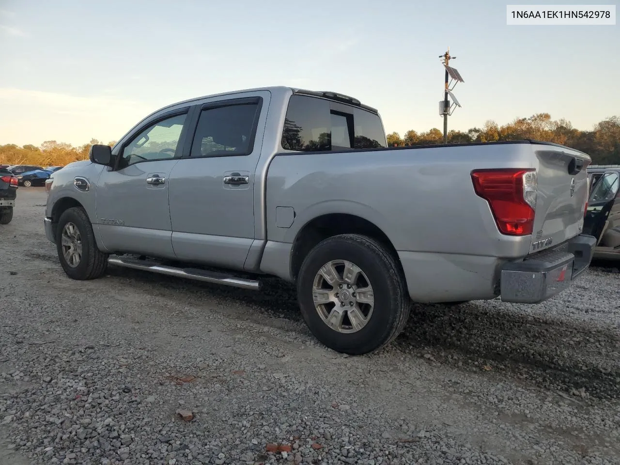 2017 Nissan Titan S VIN: 1N6AA1EK1HN542978 Lot: 79018514