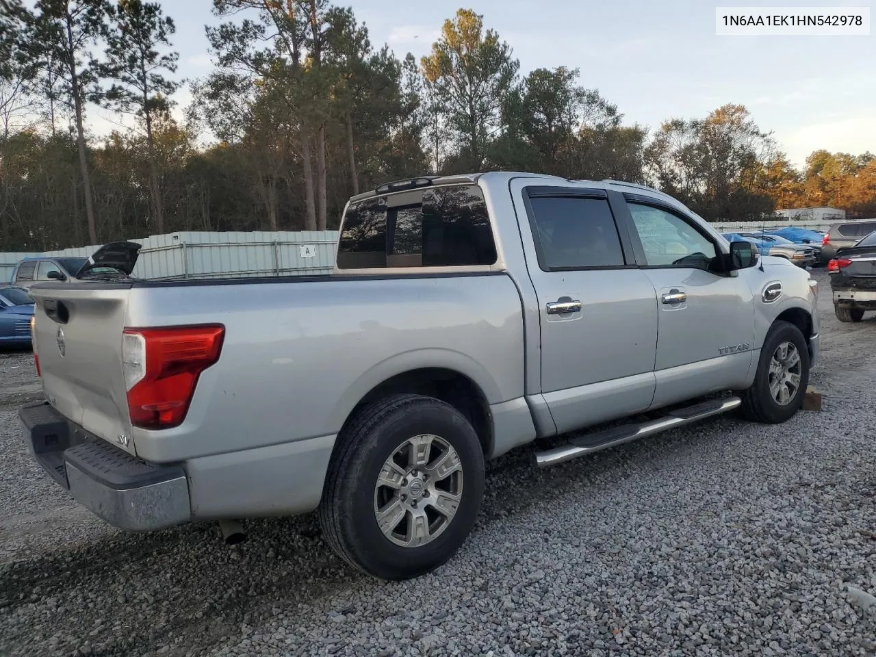 2017 Nissan Titan S VIN: 1N6AA1EK1HN542978 Lot: 79018514