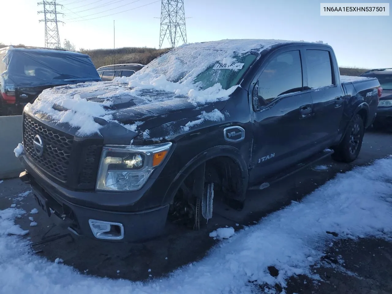 2017 Nissan Titan Sv VIN: 1N6AA1E5XHN537501 Lot: 79281694