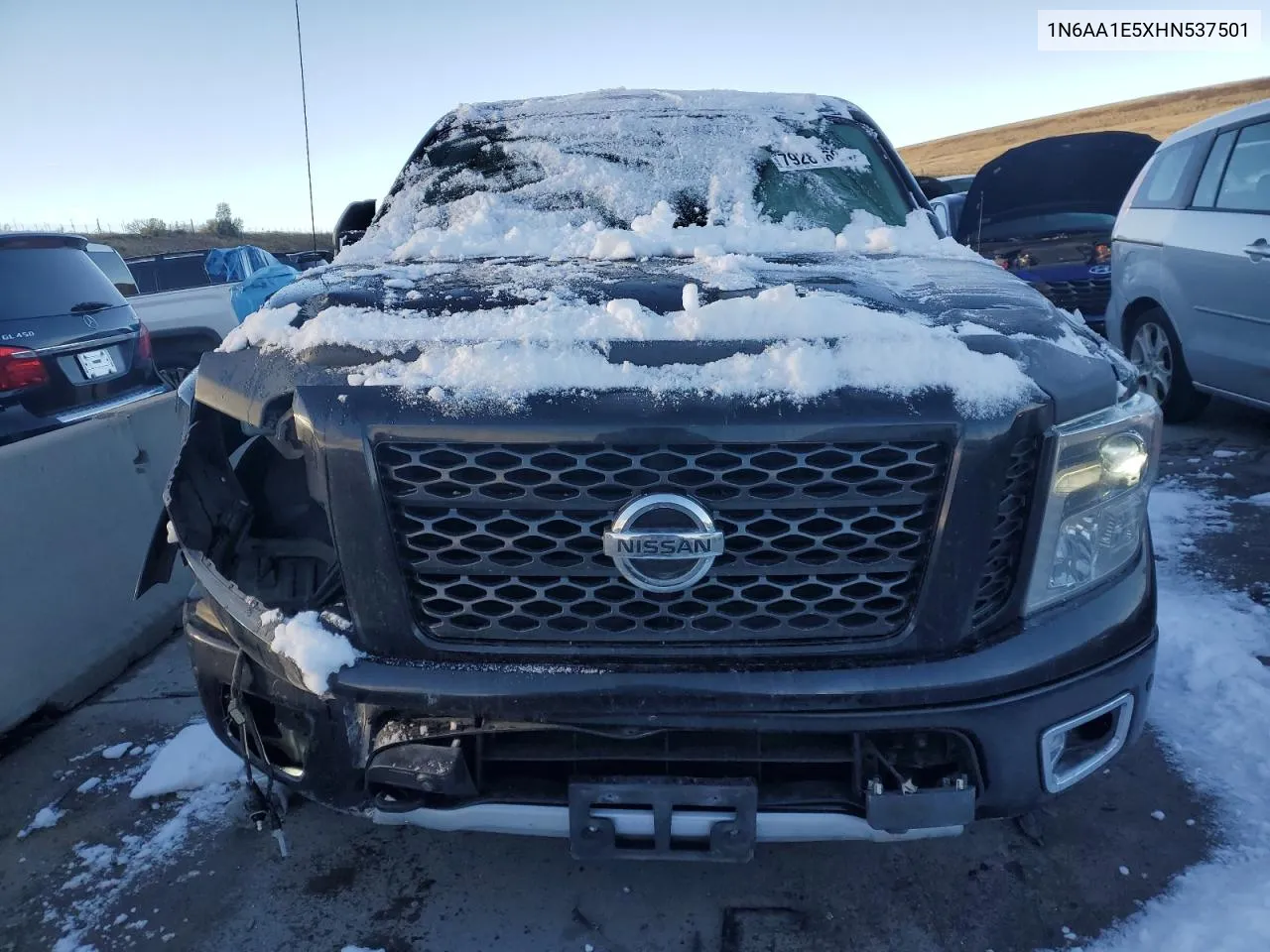 2017 Nissan Titan Sv VIN: 1N6AA1E5XHN537501 Lot: 79281694