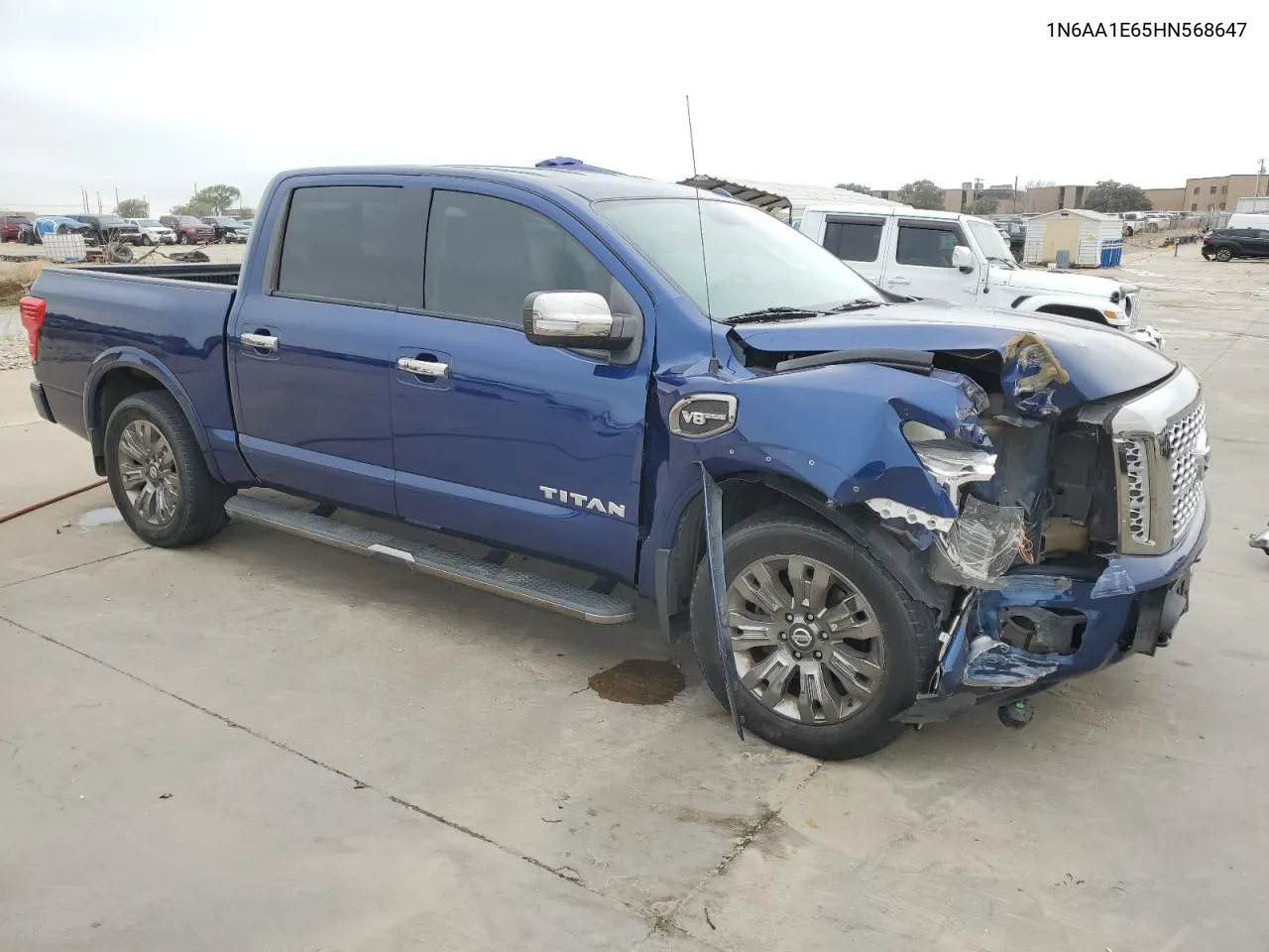 2017 Nissan Titan Sv VIN: 1N6AA1E65HN568647 Lot: 79477934