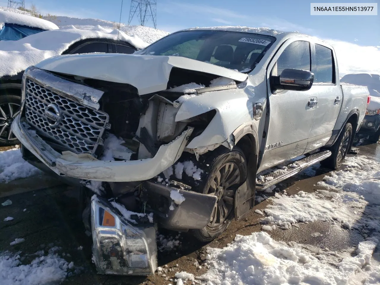 2017 Nissan Titan Sv VIN: 1N6AA1E55HN513977 Lot: 79652664