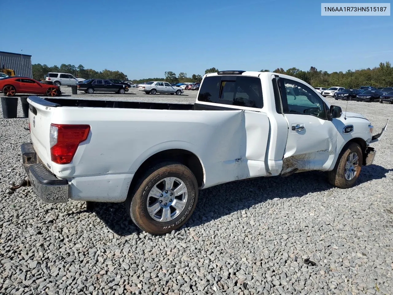 2017 Nissan Titan S VIN: 1N6AA1R73HN515187 Lot: 80230784