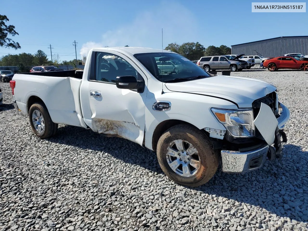 2017 Nissan Titan S VIN: 1N6AA1R73HN515187 Lot: 80230784