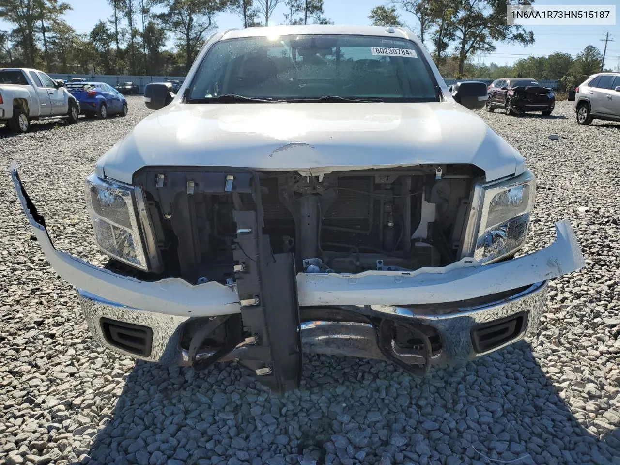 2017 Nissan Titan S VIN: 1N6AA1R73HN515187 Lot: 80230784