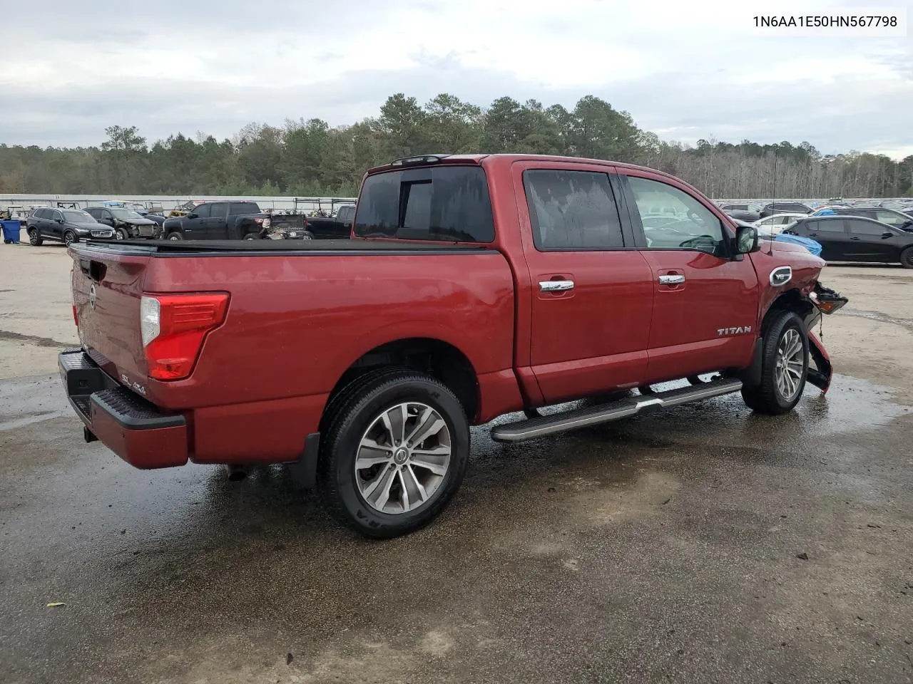 2017 Nissan Titan Sv VIN: 1N6AA1E50HN567798 Lot: 80886764