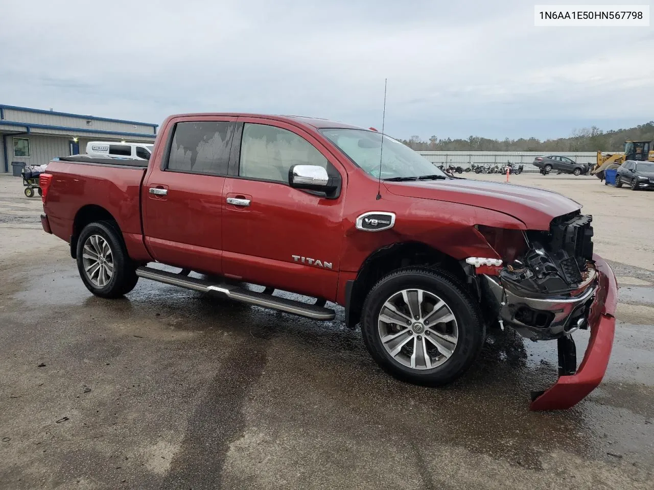 2017 Nissan Titan Sv VIN: 1N6AA1E50HN567798 Lot: 80886764