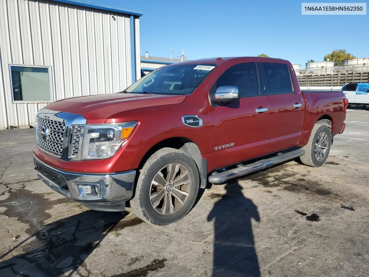 2017 Nissan Titan Sv VIN: 1N6AA1E58HN562350 Lot: 80929184