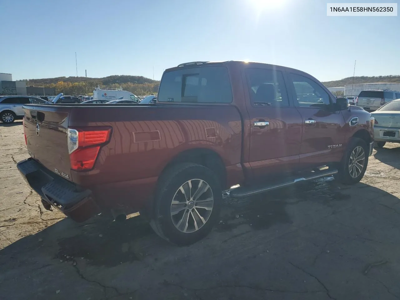 2017 Nissan Titan Sv VIN: 1N6AA1E58HN562350 Lot: 80929184